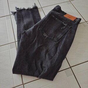 Moussy Vintage Staley Tapered Straight Leg Jeans Black 30
